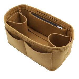 3880 Felt Handbag Insert Organizer Bag In Bag with Two Removeable Holder